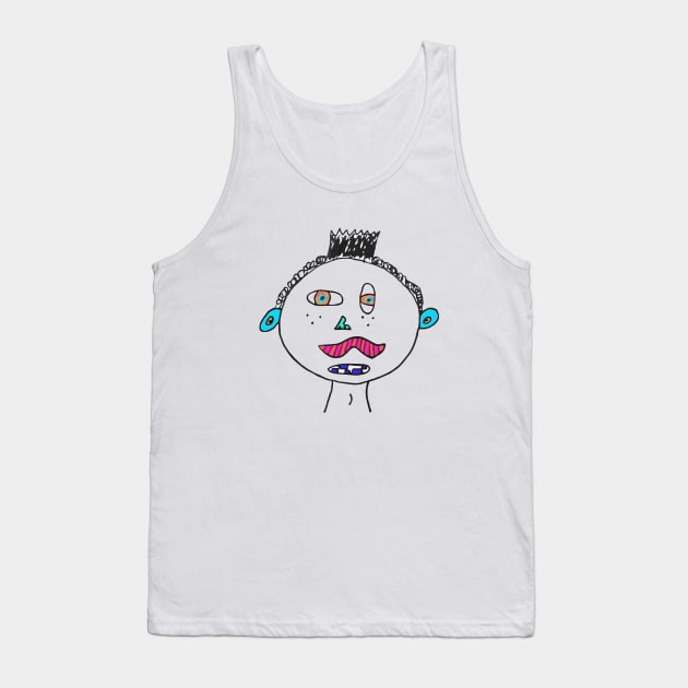 Squilliam, Willy Wonka's Secret Candy Victim Tank Top by G-Worthy